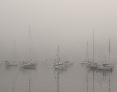 Bob Guido-Fog at Huntington Harbor